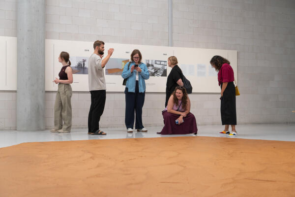 Wim T. Schippers, Peanut Butter Floor, 1962. Realised in 2026 at the Depot of Museum Boijmans Van Beuningen. © Raaf Blanker