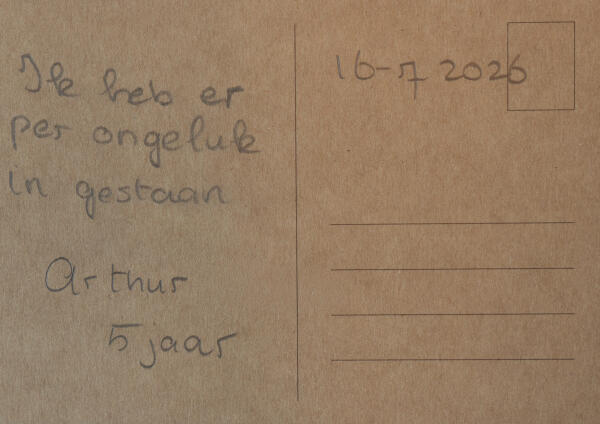 Ingestuurde Pindakaaspost 2026 © Lieke Woudstra